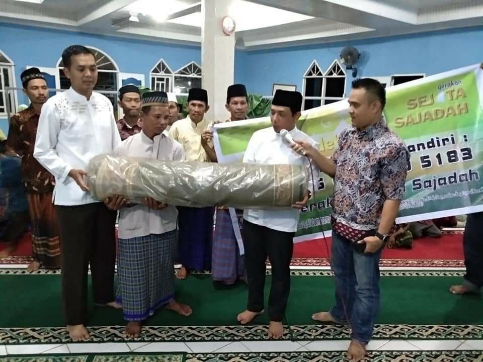Danlanal Bengkulu Dukung Komunitas Gerakan Sejuta Sajadah